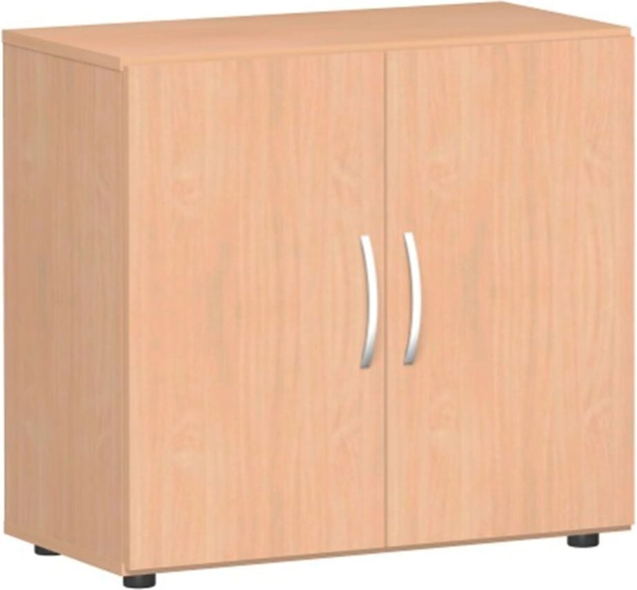 Aktenschrank Geramöbel Mailand S-382100, 80x75,2x42cm (BxHxT), 1 Flügeltür,
Bogengriff, buche