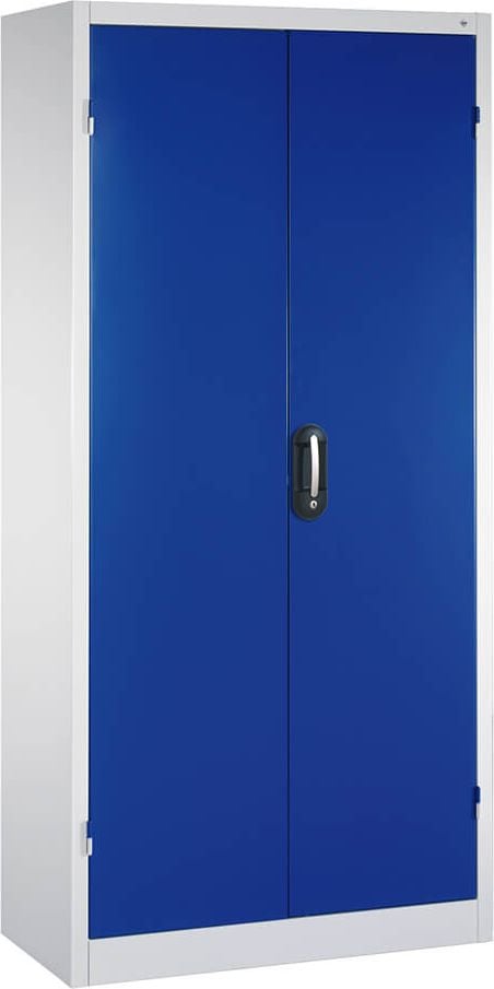 Werkstattschrank CP Serie 89 Schwerlast-Werkzeugschrank 8921, 93x195x50cm (BxHxT), 4 Böden, 2 Flügeltüren, blau