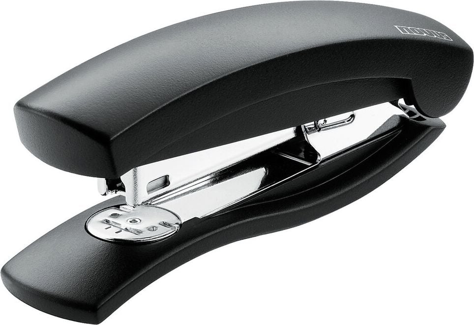 Heftgerät Novus C2, bis 25 Blatt, Einlegetiefe: 65mm, für 24/6, 26/6
Klammern, inkl. 200 Klammern 24/6 SUPER, schwarz