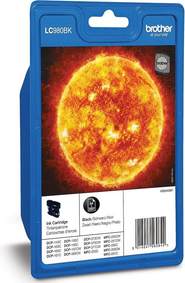 Brother Tintenpatrone LC-985BK, schwarz, 300 Seiten