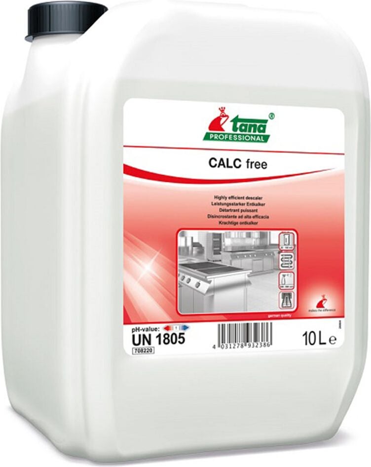Entkalker Tana professional CALC free, Flüssigkeit, Kanister 10 Liter, für Spül- und
Waschmaschinen