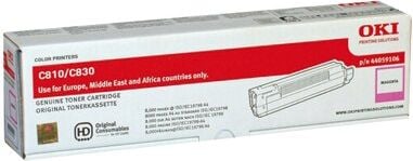 OKI Lasertoner 44059106, magenta, 8.000 Seiten