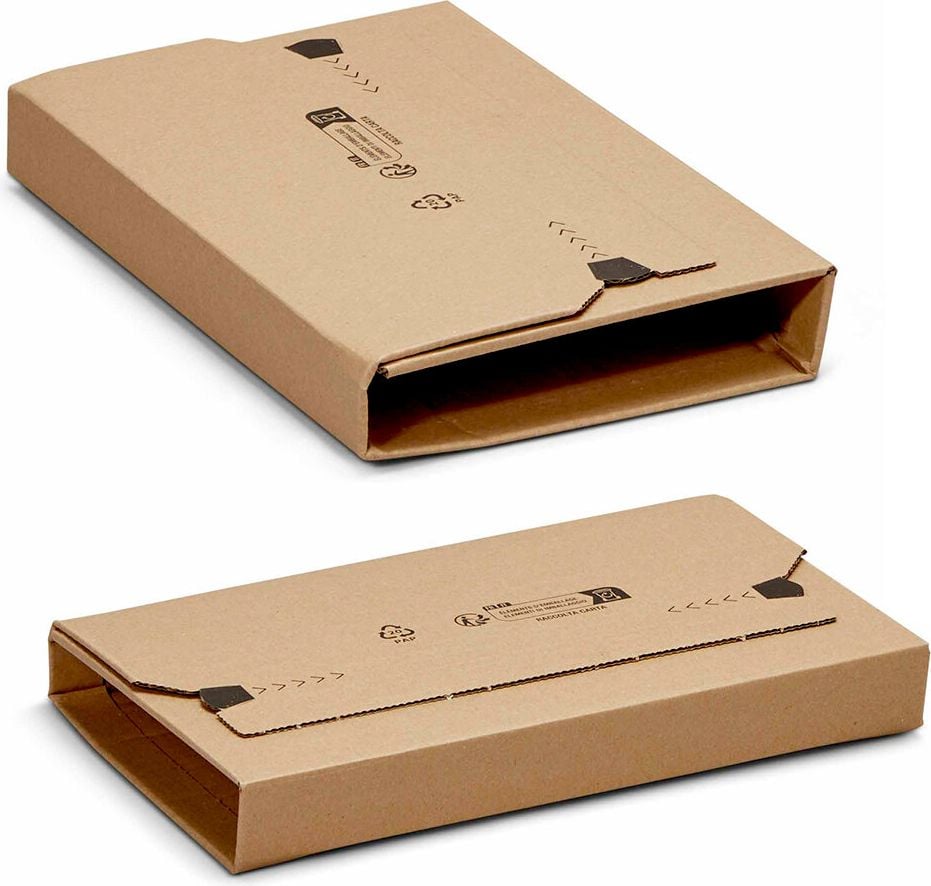 Universalverpackungen KBV-274, B5, Innenmaß: 274x191x80mm (LxBxH), variable
Höhe, B-Welle, braun, Pack 20 Stück