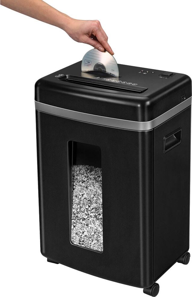 Aktenvernichter Fellowes Powershred Microshred 450M, 2x12mm Partikelschnitt, ca. 9 Blatt, 22 Liter
Behälter