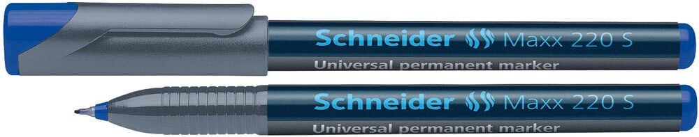 Folienschreiber Schneider Maxx 220 S, ca. 0,4mm, wasserfest, blau