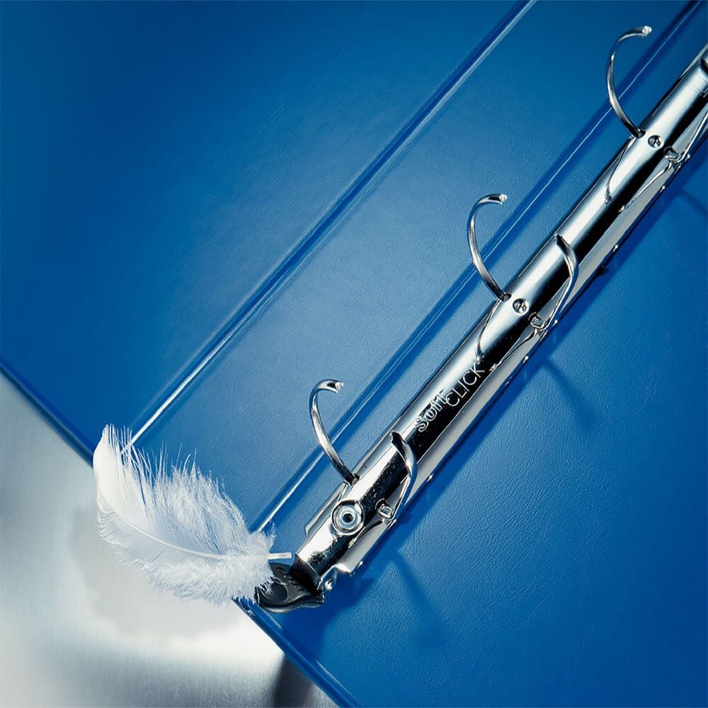 Ringbuch Leitz A4 4209, 2 Ringe, 30mm Rücken,
16mm Ringdurchmesser, blau