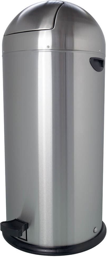 Tret-Abfallsammler Helit the step dome H24054, 52 Liter, Edelstahl, Metall-Inneneimer,
silber, silber