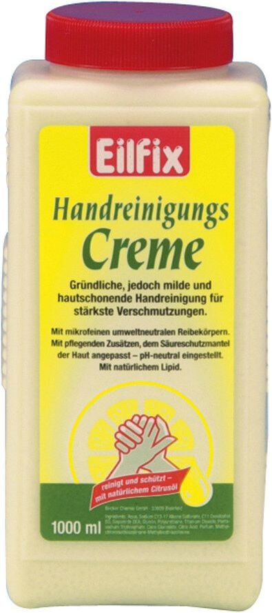 Handreinigungscreme Eilfix BC70012, 1 Liter Spenderflasche, sandfrei