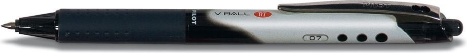 Tintenroller Pilot V-Ball 07 BLRT-VB7 2254, ca. 0,4mm, Druckmechanik,
Gehäusefarbe=Schreibfarbe, schwarz