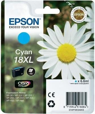 Epson Tintenpatrone T1812 18XL, cyan, 6,6ml