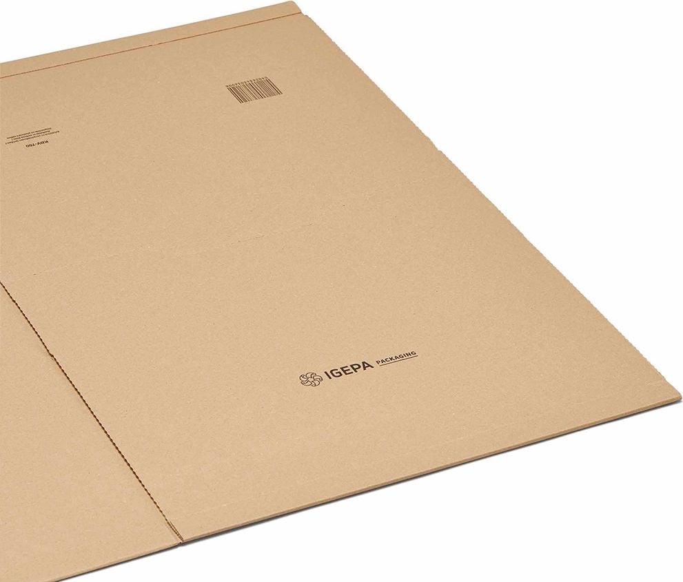 Universalverpackungen KBV-760, B2, Innenmaß: 760x510x54mm (LxBxH), variable
Höhe, B-Welle, braun, Pack 20 Stück