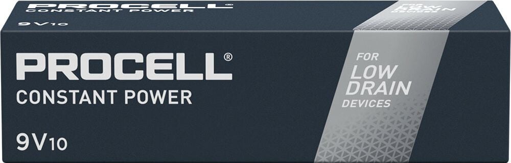 Batterien Duracell Procell Intense Power 137097 E-Block (E), 9 Volt, Pack 10 Stück