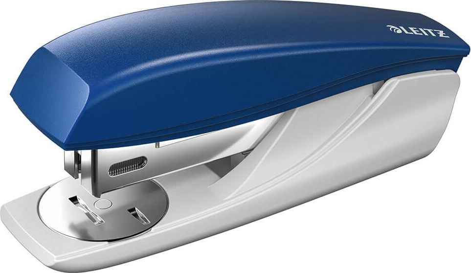 Heftgerät Leitz New NeXXt 5501, bis 25 Blatt, Einlegetiefe: 55mm, für
24/6+26/6, blau