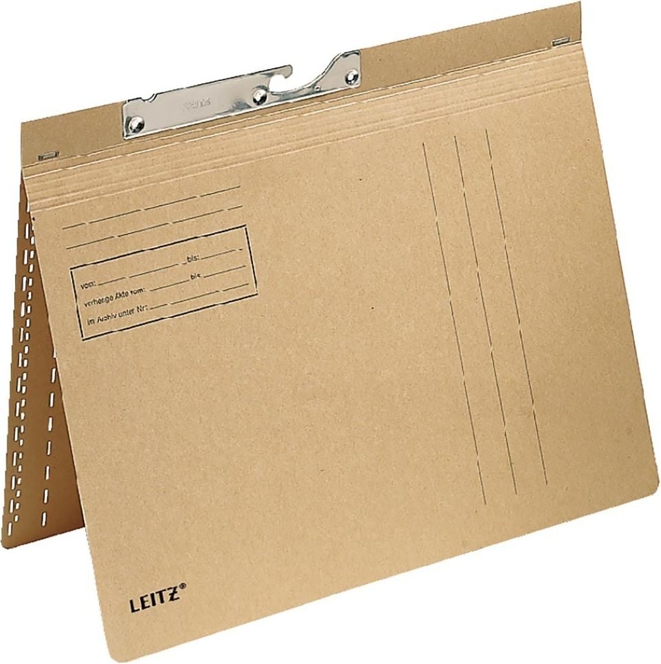 Pendelhefter Leitz 2114, kaufm. Heftung, Natronkarton 250 g/m²