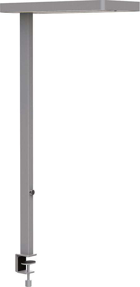 LED-Schreibtischleuchte MAULjuvis sensor 82587, 80 W, LED (neutralweiß), 3280/6500lm, stufenlos dimmbar, Bewegungs- und Tageslichtsensor, Tischklemme, silber