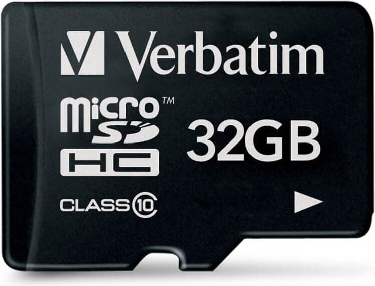 MicroSDHC-Speicherkarten Verbatim 44013, Class 10/U1/V10, 32GB