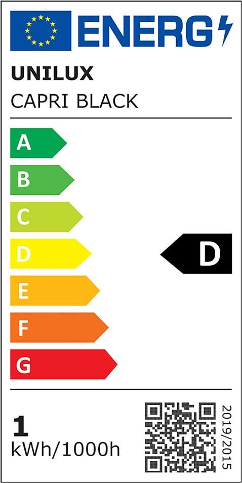 LED-Schreibtischleuchte Unilux Ava 40019095, 8 W, LED (warmweiß), 142lm/W, spritzwassergeschützt, Standfuß, schwarz