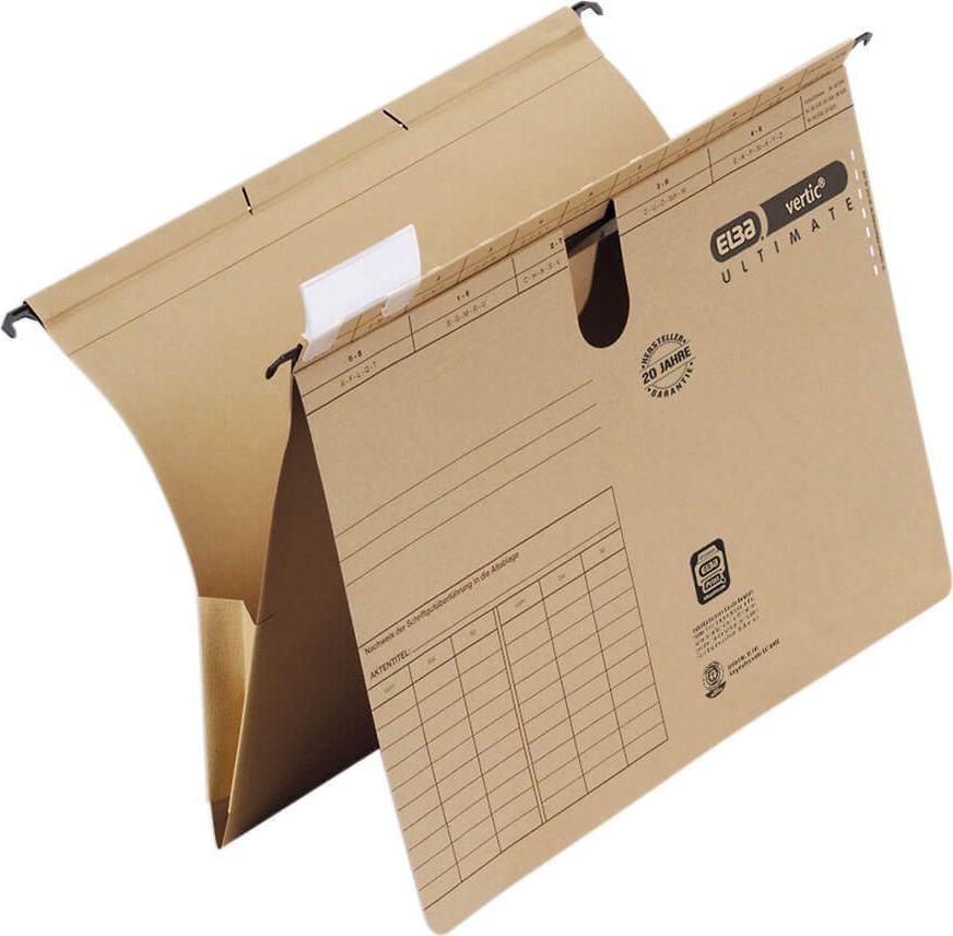 Hängehefter Elba Taschenhefter 85450/100552067, kaufm. Heftung, Tasche, Natronkarton (RC)
240g/m²