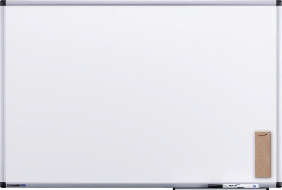Whiteboard Legamaster UNITE 7-108143, 60x90cm, lackiert, trocken abwischbar, Aluminiumrahmen, Wandaufhängung, inkl. Zubehör, FSC, EU Ecolabel