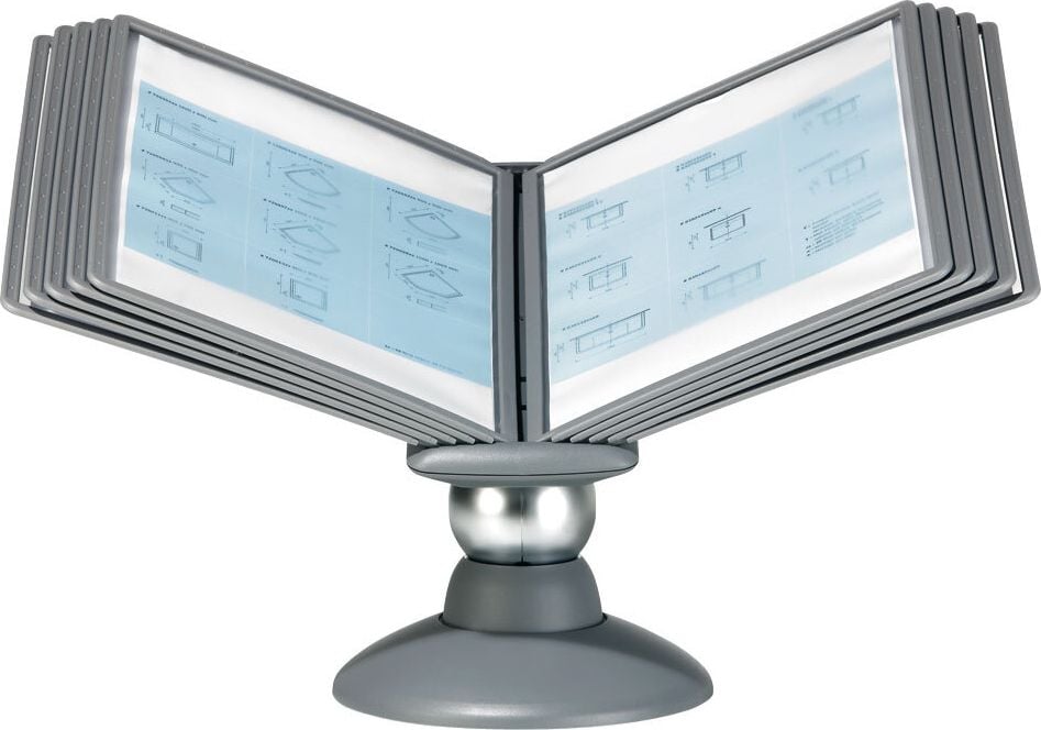 Sichttafel-Tischständer Durable Sherpa Motion 10 5587, inkl. 10
Tafeln A4, graphit