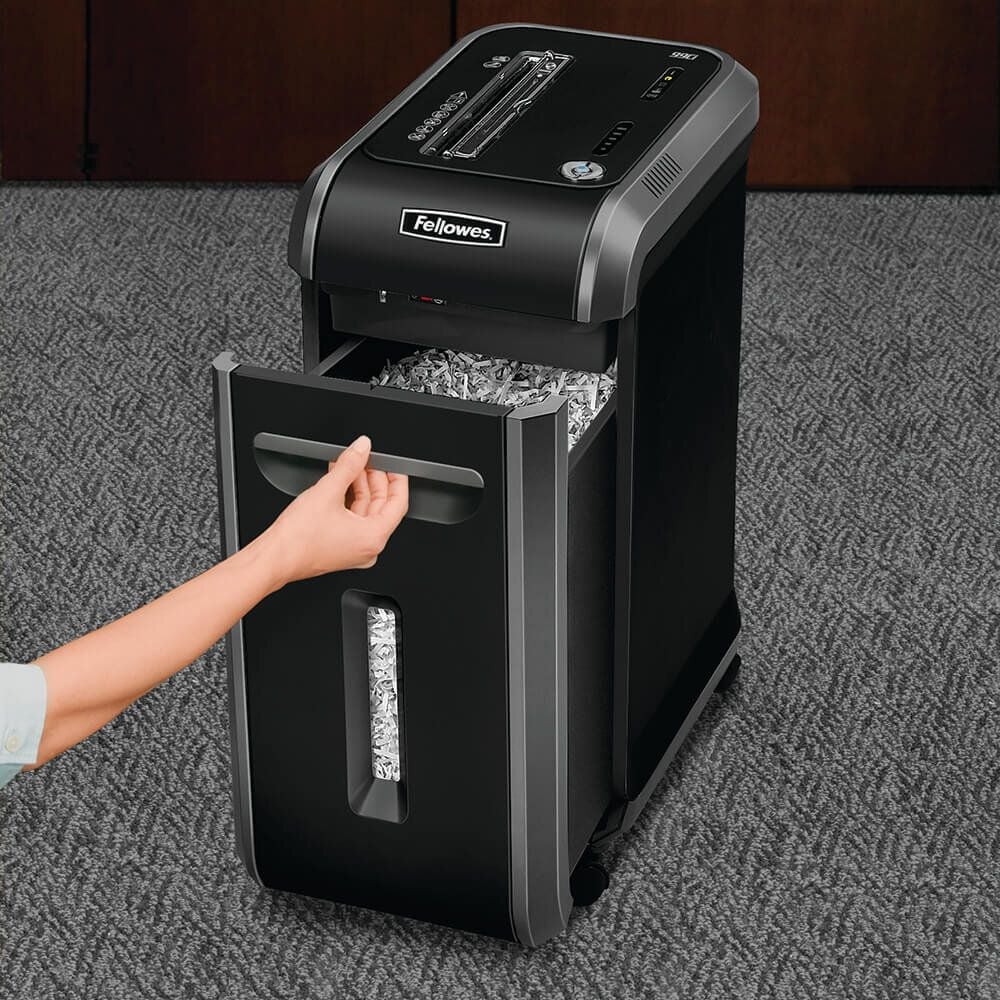 Aktenvernichter Fellowes Powershred 99Ci 4691001, 4x38mm Partikelschnitt, ca. 18 Blatt, 34 Liter Behälter