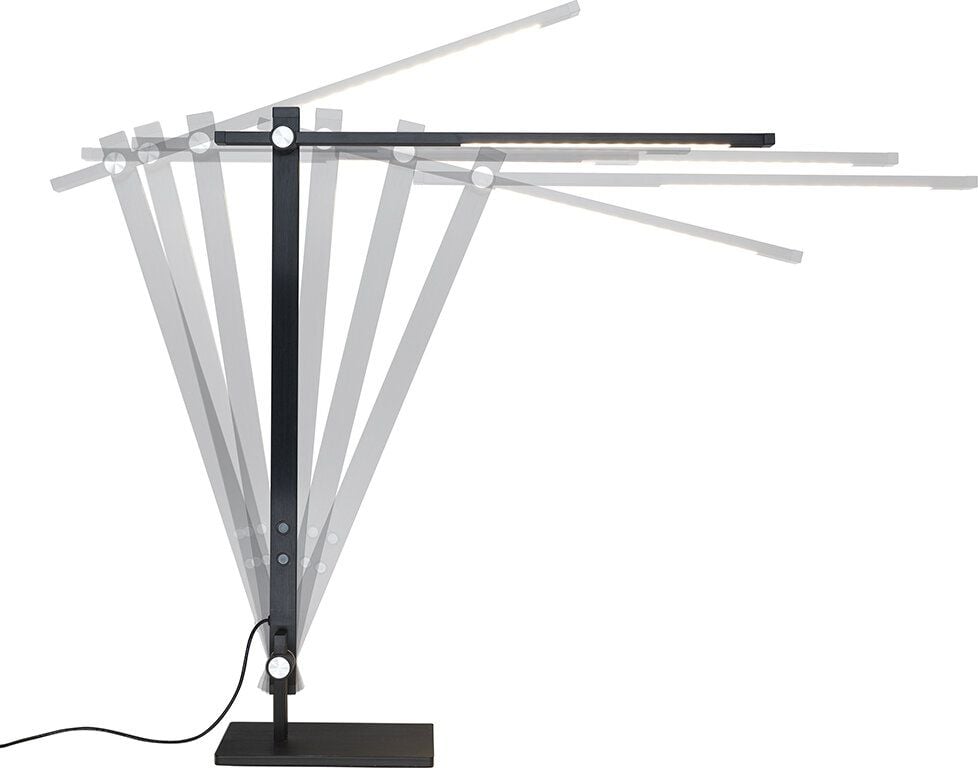 LED-Tischleuchte Unilux Lumilight 400177869, 8 W, LED (neutralweiß/tageslichtweiß), 640
Lumen, schwarz