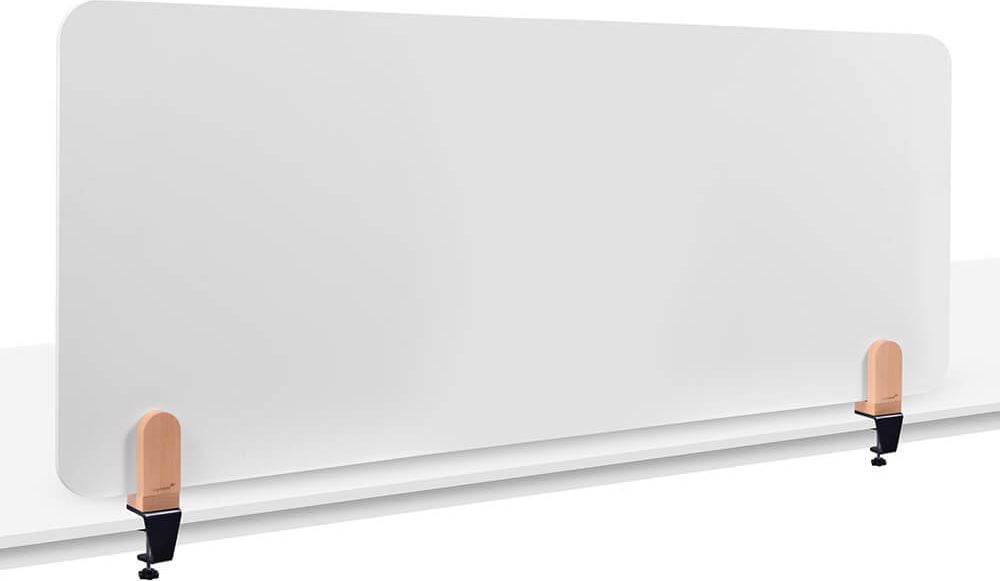 Tischtrennwand Legamaster ELEMENTS Whiteboard 60x160cm, Klemmhalterung, emailliert,
bakterienresistent, rahmenlos, doppelseitig
nutzbar, Montage im Querformat, inkl. 2
Tischklemmen