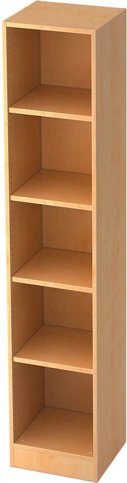 Aktenregal Hammerbacher Solid 6040, 40,6x200,4x40cm (BxHxT), 4
Fachböden, ahorn