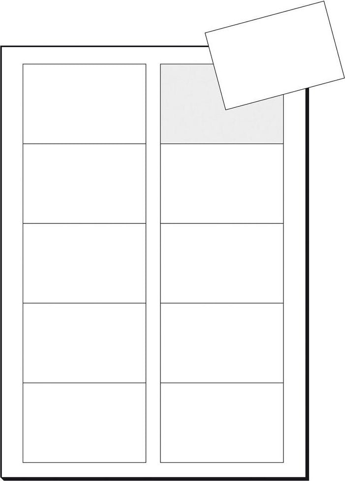 Visitenkarten Sigel LP790, 85x55mm, hochweiß 190 g/m²,
Pack 10 Bl/100 St.
