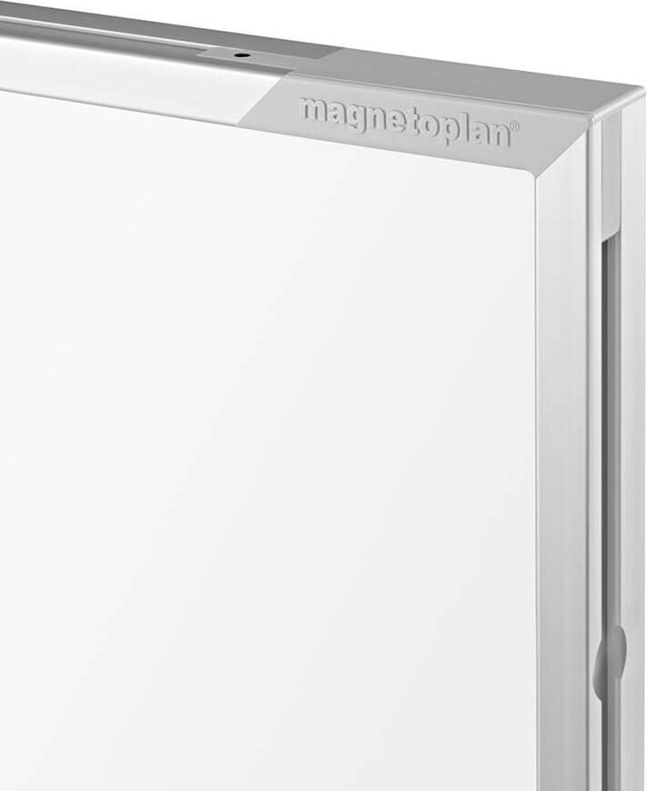 Whiteboard Magnetoplan ferroscript 1240900, 120x180cm, emailliert, trocken abwischbar,
Wandaufhängung