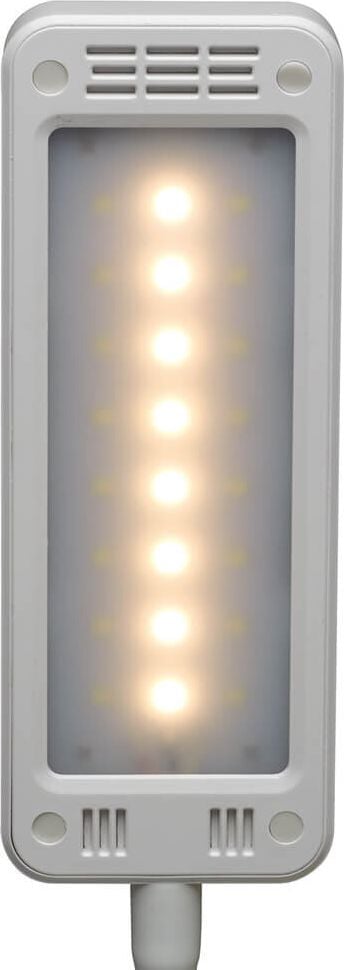 LED-Schreibtischleuchte MAULpearly colour vario 82017, 5 W, 24 LED (8 warmweiß, 16 tageslichtweiß), 616lm, 3-stufig dimmbar, Standfuß, schwarz