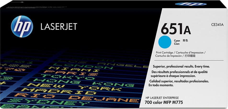 HP Lasertoner CE341A Nr. 651A, cyan, 16.000 Seiten