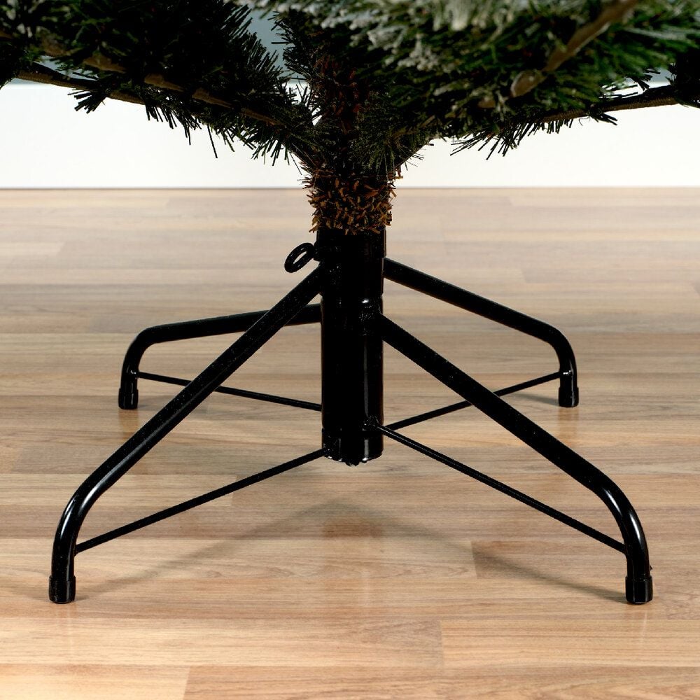 Weihnachtsbaum EVERLANDS Tanne Grandis, 132x180cm (DxH), Polyethylen/PVC, mit
Standfuß, mit Schnee