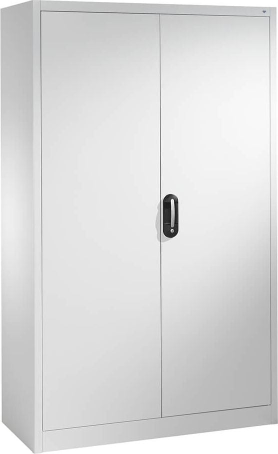 Aktenschrank CP C 2000 Acurado 9460-000, 120x195x40cm (BxHxT), 2 Flügeltüren,
4 Fachböden, 5 Ordnerhöhen, hellgrau