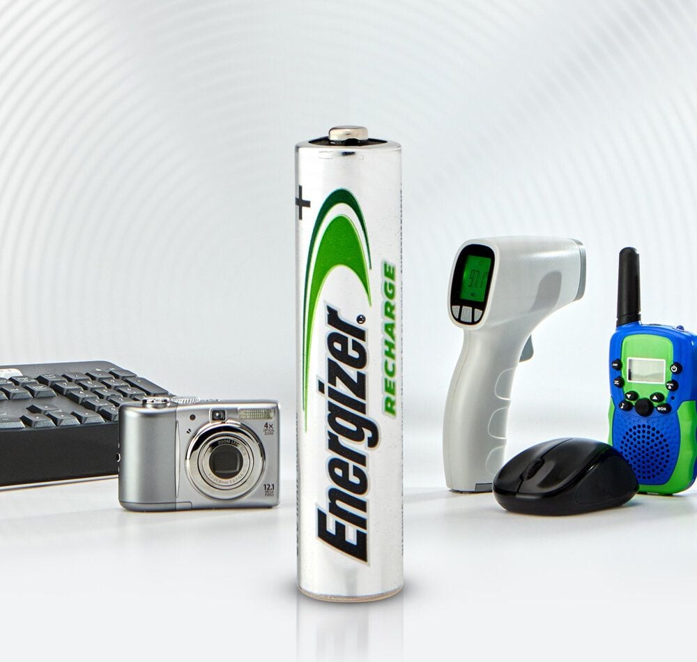 Akkus Energizer NiMH Power Plus Micro (AAA), 1,2 V, 700 mAh, aus 22% recycelten Materialien, Pack 10 Stück