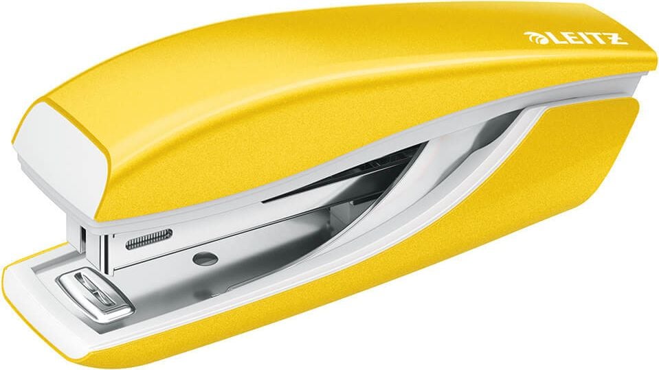 Heftgerät Leitz New NeXXt WOW 5528, bis 10 Blatt, Einlegetiefe: 50mm, für Nr. 10
Klammern, WOW-Farben, gelb