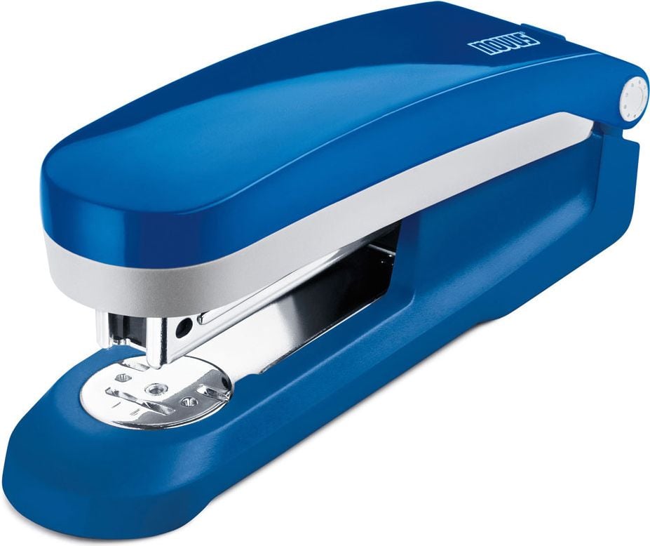 Heftgerät Novus E25, bis 25 Blatt, Einlegetiefe: 53mm, für
24/6+26/6 Klammern, blau