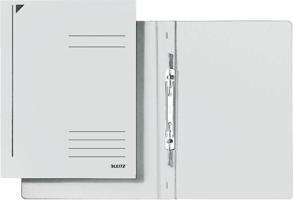 Spiralhefter Leitz A4 3040, Pendarec-Karton 430 g/m², Pack 25 Stück, weiß