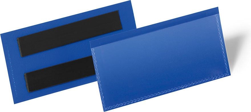 Kennzeichnungstaschen Durable 1741, 100x38mm, magnetisch, farbig, Pack 50 Stück, gelb