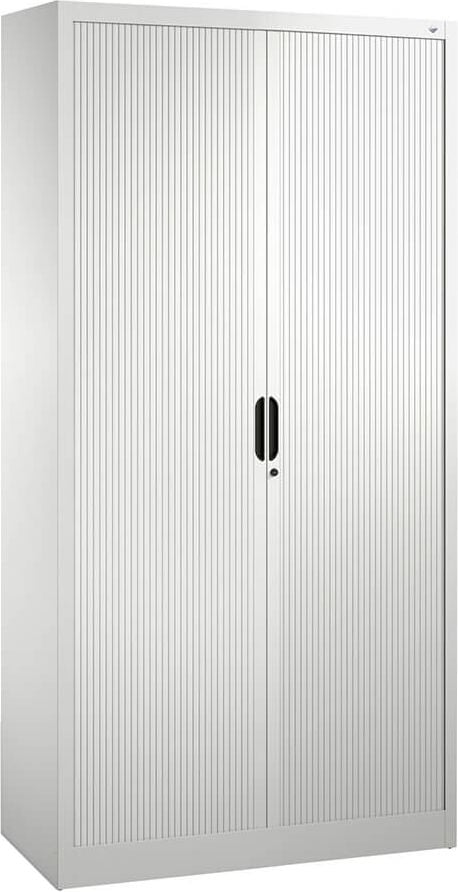 Aktenschrank CP Omnispace 3202-00, 100x198x42cm (BxHxT), 2 Querrollläden,
4 Fachböden, 5 Ordnerhöhen, anthrazit