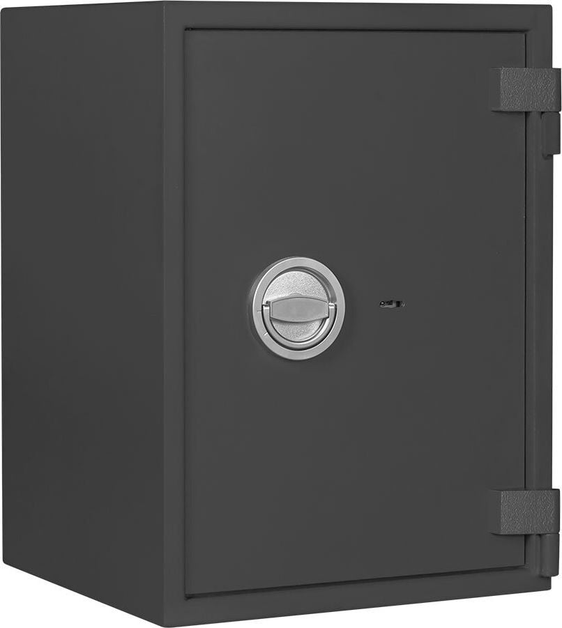 Möbeleinsatztresor Format MT 3 112327-60000, 55x40,5x38,5cm, 34kg, Doppelbartschloss, Sicherheitsstufe S1 gemäß EN 14450, 66 Liter Volumen, dunkelgrau