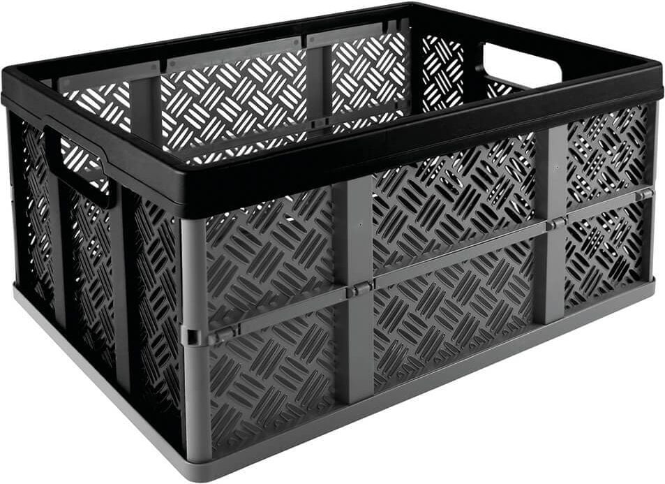 Klappbox Helit the flapline 32L H61804-95, 32 Liter, Außenmaße: 350x475x227mm (BxTxH),
bis 16 kg, anthrazit/schwarz