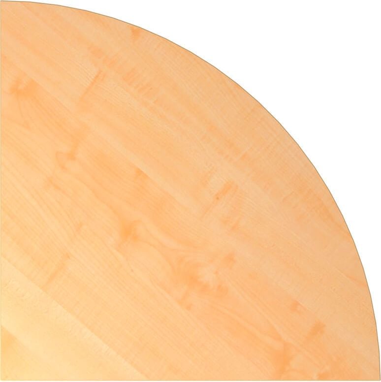 Eckverbindung Hammerbacher HE91, 80x80cm (BxT), Viertelkreis, ahorn