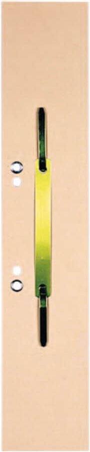 Heftstreifen Corona, 60x305mm, RC-Karton, Metalldeckleiste, Pack
25 Stück, chamois