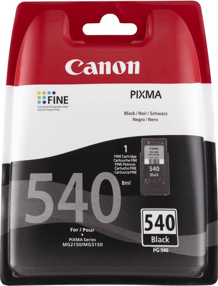 Canon Tintenpatrone PG-540, schwarz, (5225B005), 180
Seiten