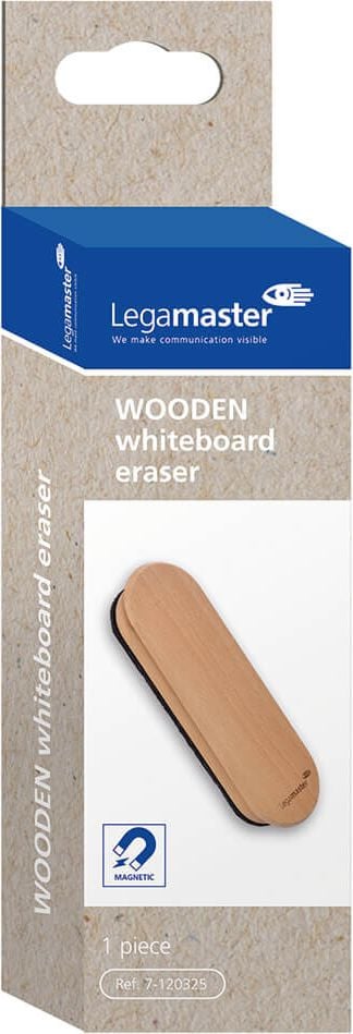 Tafelwischer Legamaster WOODEN 7-120325, magnetisch, 15x4,5x3cm, Holz,
FSC-zertifiziert
