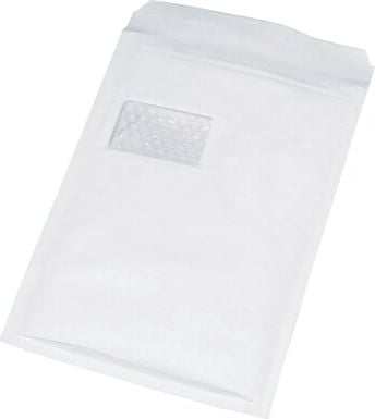 Luftpolstertaschen Gr. 4/D, Fenster, Innen: 17,5x26,5cm, weiß, Pack 100
Stück