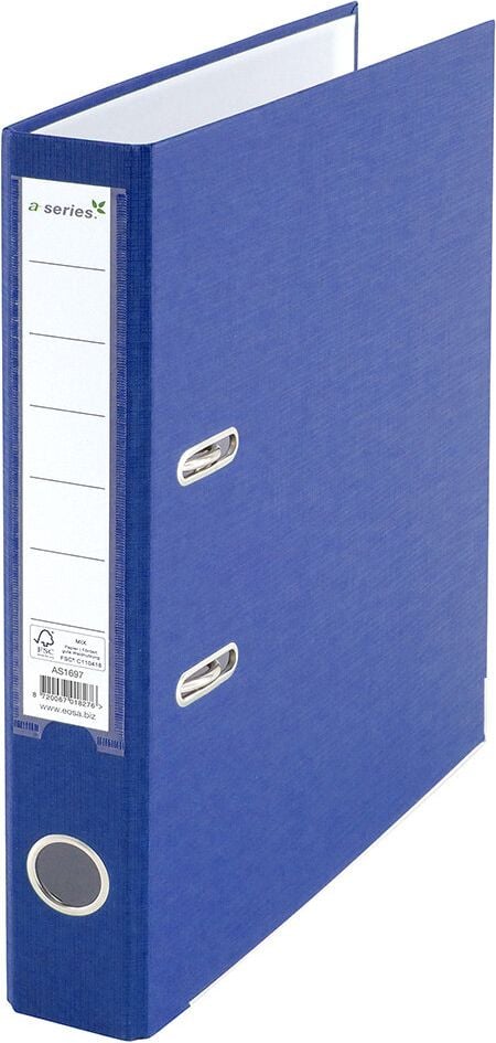 Ordner A4 a-series, 50mm, PP, A4, 5cm Rücken, PP-Folie, blau