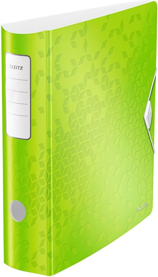 Ordner A4 Leitz Active WOW 1106, 82mm, Polyfoam, A4, 8,2cm Rücken, 180 Grad, Kunststoff, grün