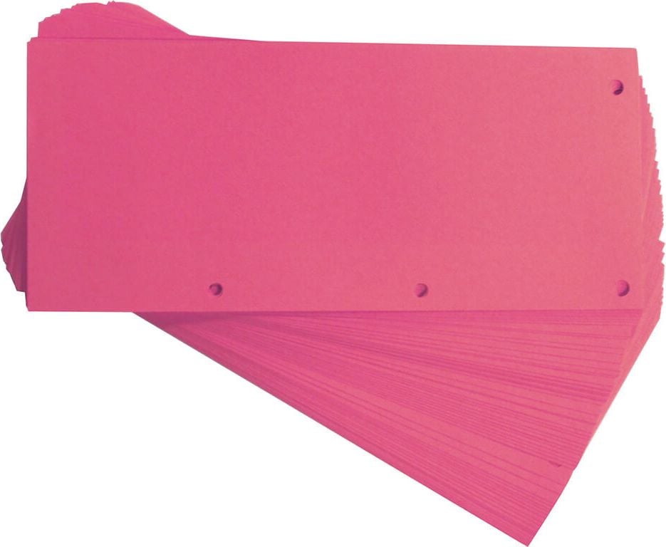 Trennstreifen Oxford Duo, 10,5x24cm, horizontal + vertikal, 160 g/m²
Powerkarton, Pack 60 Stück, rosa